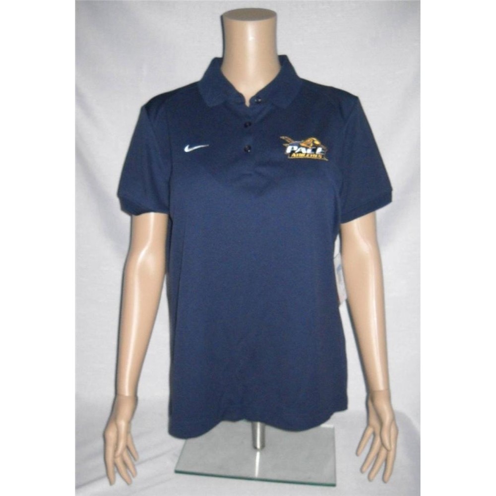 NIKE Pace University ATHLETICS Golf Polo Shirt Womans Sizes Dri-Fit NCAA